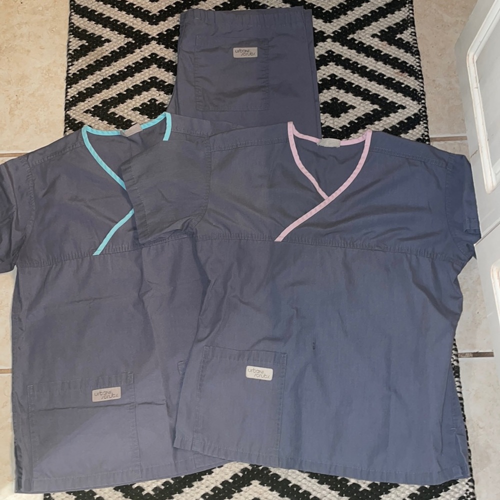 Urbane Scrubs Grey